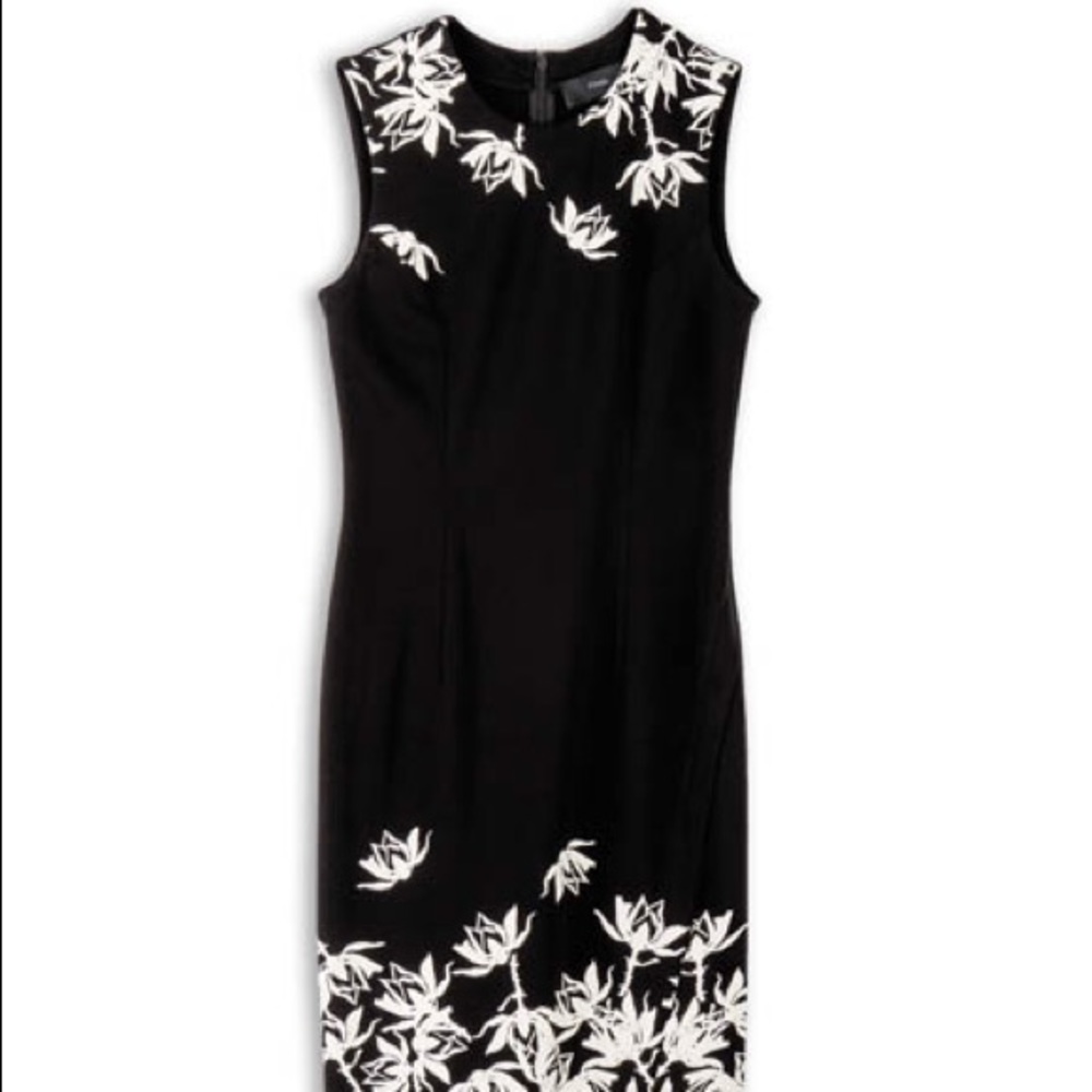 YYIGAL Leaf Print Sheath Dress